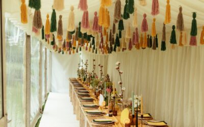 A dreamy back garden wedding with colourful, bohemian styling (a 2020 win!)