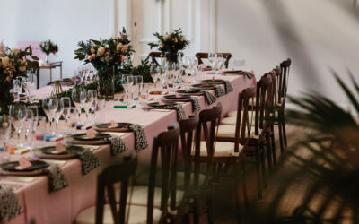 Romantic Red and Pink Royal Botanic Gardens Edinburgh Wedding