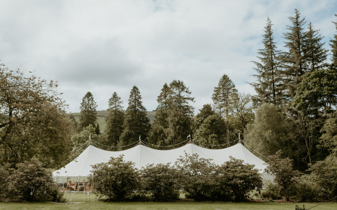 Stylish Marquee Wedding in the Scottish Borders