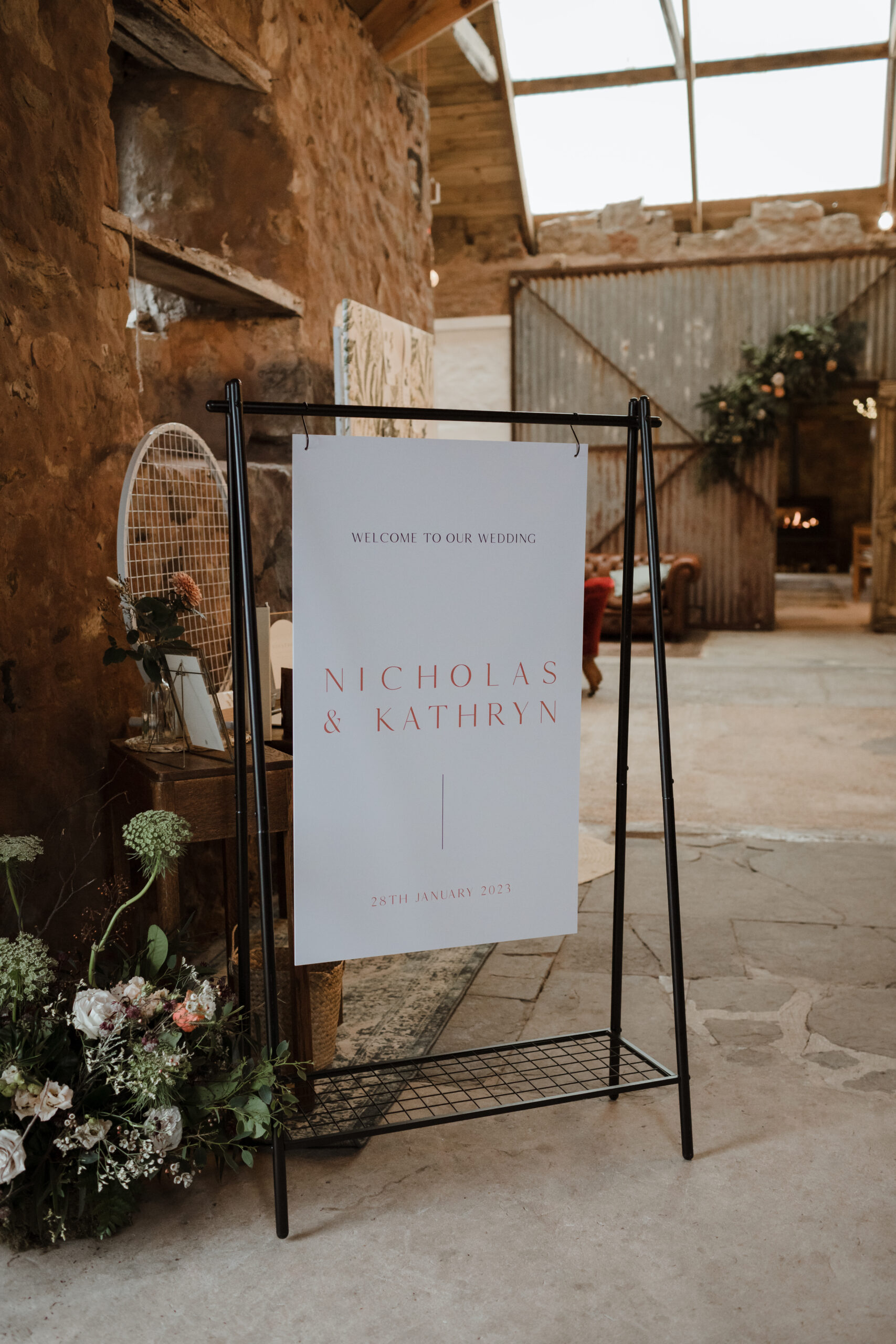 Wedding Stationery Welcome Sign
