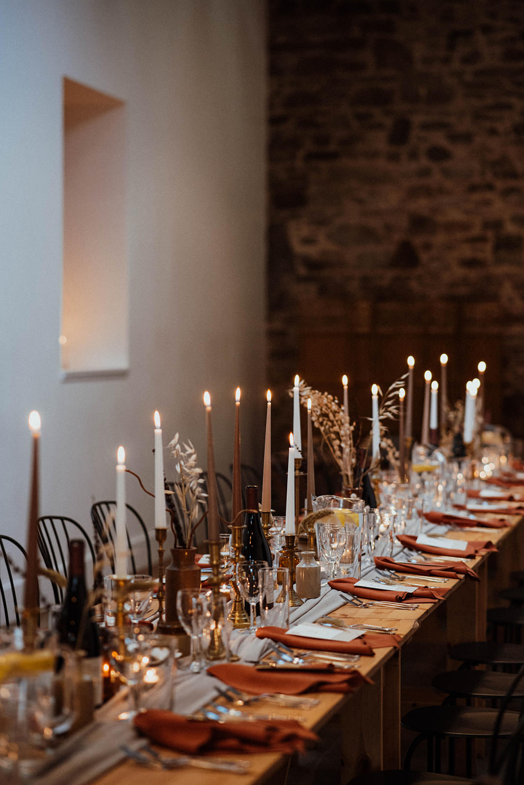 Modern Scottish Tablescape Styling Guardswell Farm