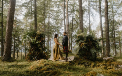 And the Bride Wore Gold – Luxe Woodland Wedding